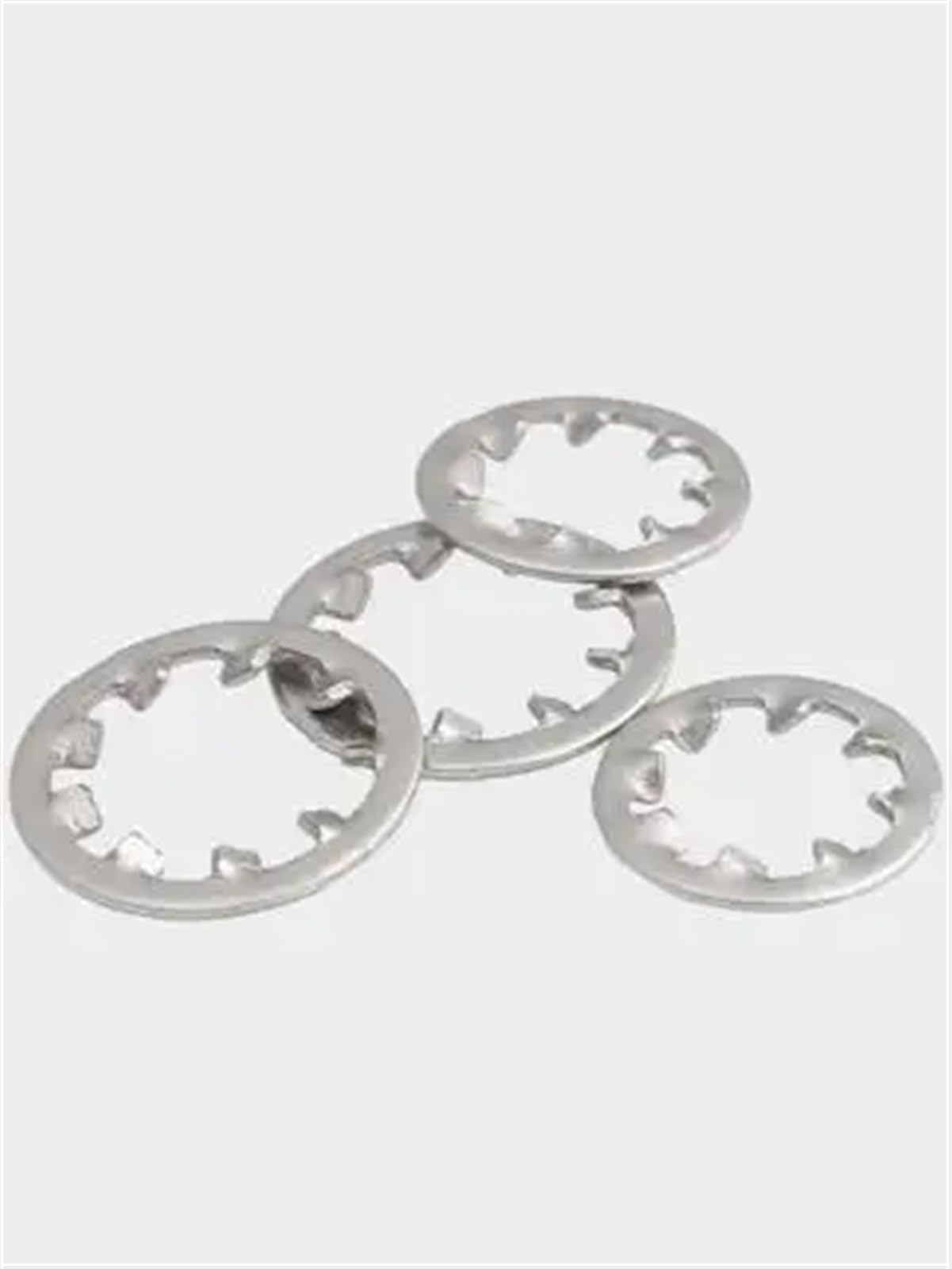 300 pezzi M2 .5 M3 M4 M5 M6 M8 M10 Rondelle con denti interni Rondella di sicurezza interna Guarnizione in acciaio inossidabile(M10)