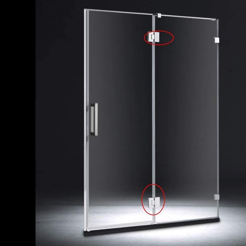 Bisagras para puertas de cristal, Bisagra de vidrio acero inoxidable, accesorios bisagra for puerta, bisagras pivotantes, abrazadera baño, con Clip