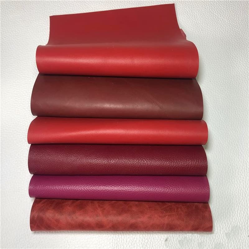 QIUMING Rindsleder Dunkelbraun - Echtleder Für DIY Projekte