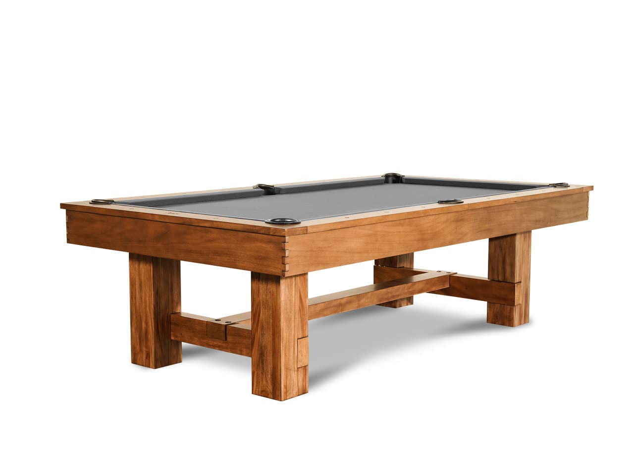Nixon Billiards - Presli Slate Billiard Pool Table (Native Acacia, 8 ft)