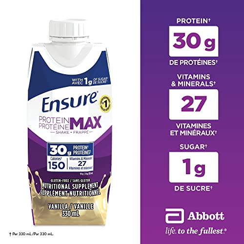 Ensure Protein Max 30 g Nutrition Shake Complément alimentaire Boisson protéinée à la vanille