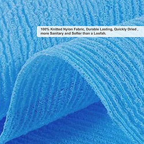 Long Leaf Exfoliating Bath Cloth Dual-Sided Exfoliating Nylon Bath Towel With Deep Clean & Invigorate Your Skin For Massaging Beauty Skin Bath Wash Towel(3 Pack) #TOP2
