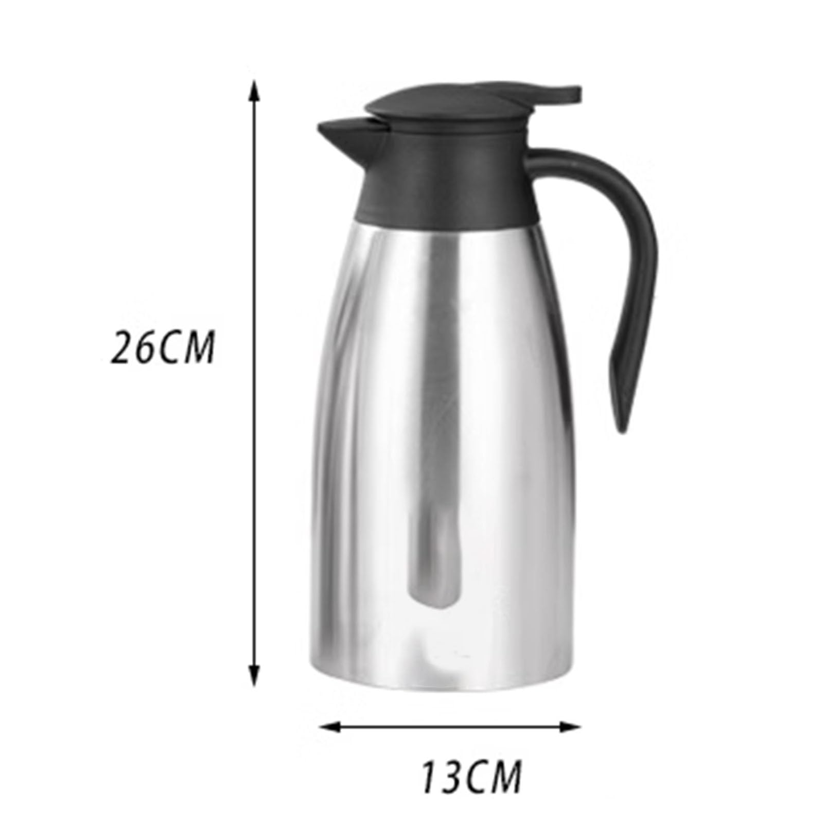 50 Oz Coffee Thermal Carafe for Keeping Hot, Stainless Steel Vacuum Thermal Pot Flask Insulated Tea Kettle for Coffee Tea Home Office Hotel Restaurant