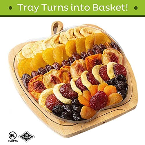 Dried Fruit Gift Basket - Healthy Huge Assortment Of Dried Fruit - Gourmet Holiday Gift - Great For Birthday, Anniversary, Sympathy, Corporate Tray, Mom, Dad - Oh! Nuts #TOP3
