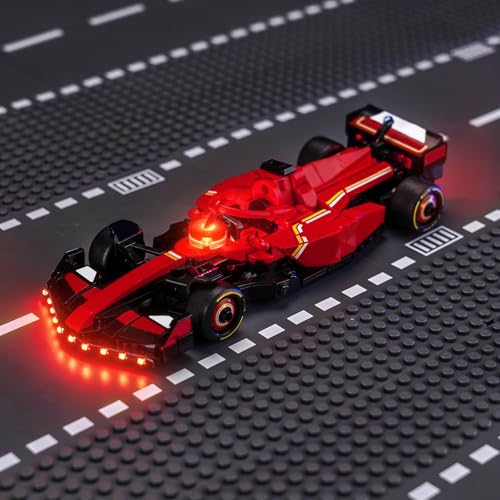 Image of Upgraded Led Light Kit Compatible with Lego Ferrari SF-24 F1 Race Car Building Set, Lights Decoration Compatible with Lego 77242 (Model Not Included)