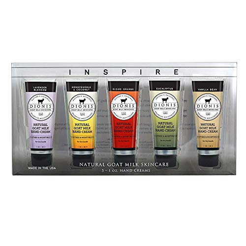 Dionis Goat Milk Hand Cream Gift Set - 5 Pack INSPIRE Scents