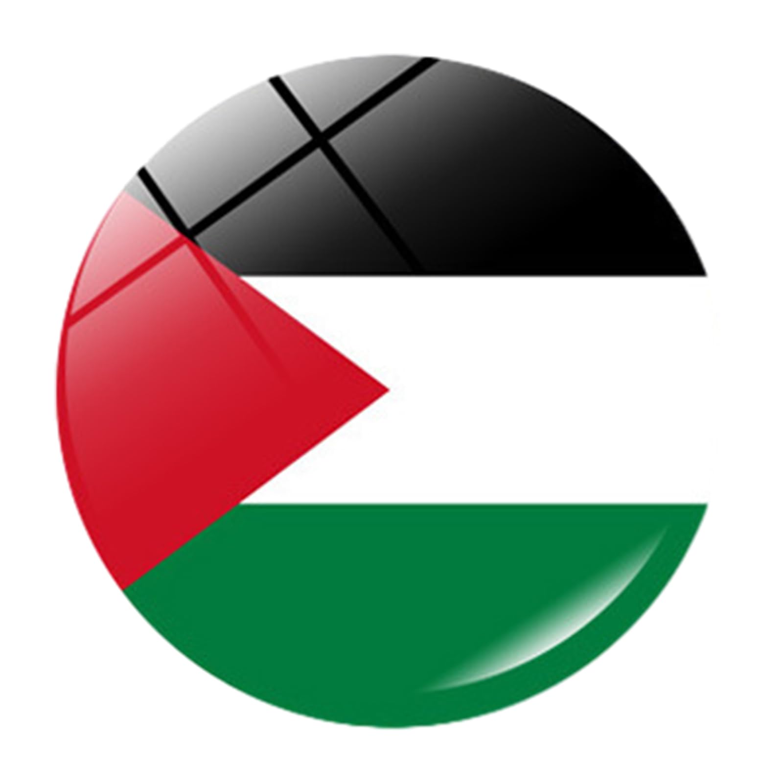 Palestine Fridge Magnet Refrigerator Magnets Magnetic Car Home Office School Teaching Sticker Decal Decorations Palestine Glass Magnet Colorful Printed Glass Magnet