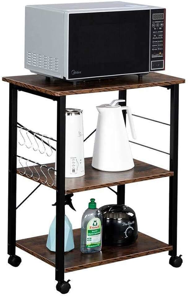 microwave stands and carts