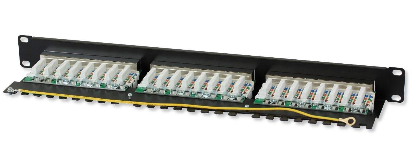 Techly - 24 x rj45 Cat.6 Panel de parcheo - bahía de Entrada (ieee 802.3,ieee 802.3ab,ieee 802.3u, 10base-t/100base-tx/1000base-t, Fast ethernet,gigabit ethernet, 1000 mbit/s, rj45, Oro)