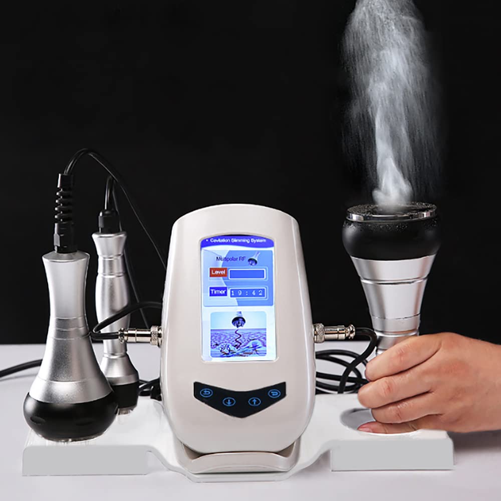 Dispositivo di cavitazione ad ultrasuoni 3 in 1 40 K con brucia i grassi RF e macchina anticellulite per pancia, gambe, tonificazione e tonificazione del corpo