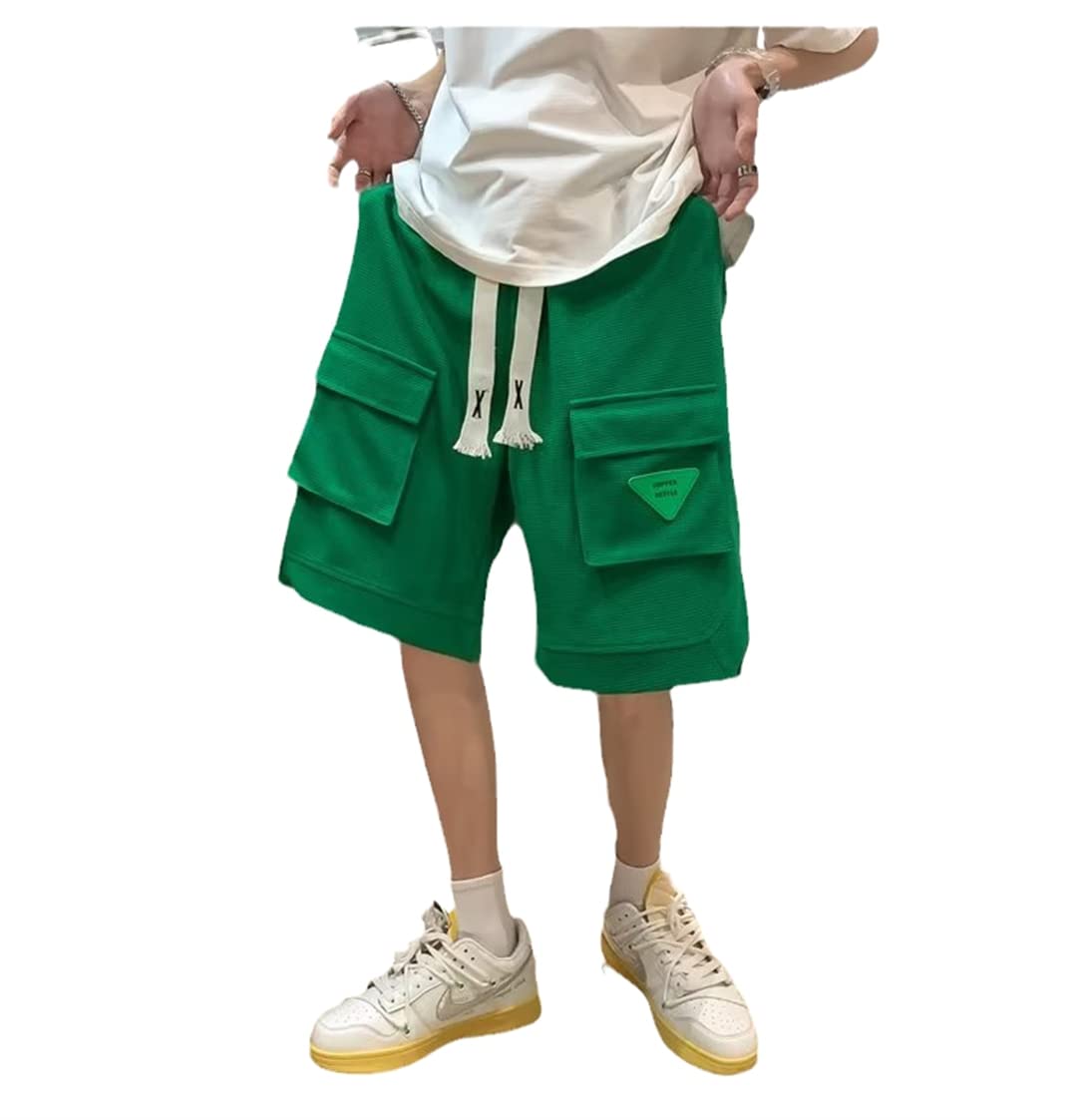 Short coréen EN8 léger en taille M coupe ample Harajuku décontractée - 7