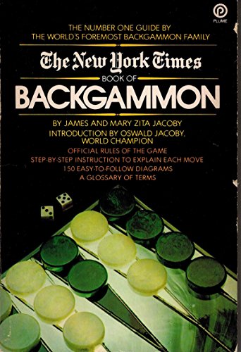 The New York Times Book of Backgammon 0452252482 Book Cover