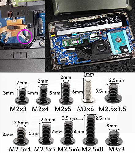 Screw Kit Set for Laptop, Notebook, Computer - 500 Pieces - Image 2