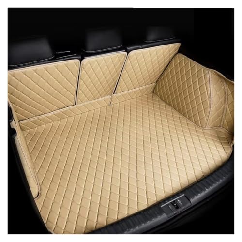 Tapis de coffre haut de gamme pour Mazda CX-3 2016-2022 finition luxe 7All Beige