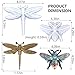 Voaesdk 2Pcs 3D Animal Silicone Molds, Cute Dragonfly Resin Mold and Bee Silicone Epoxy Mould for Resin Casting, DIY Craft, Home Office Cabinets Wall Desktop Decor