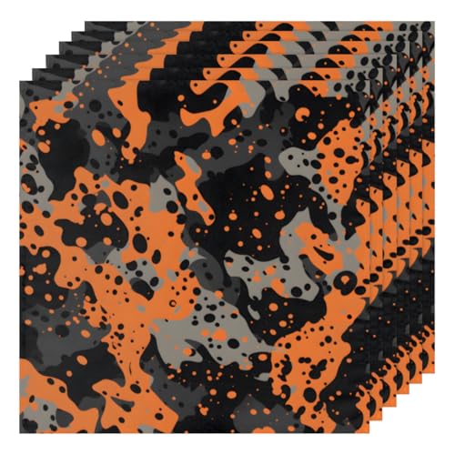 Servilletas de tela multicolor set 6 50.5x50.5 cm miniatura 1