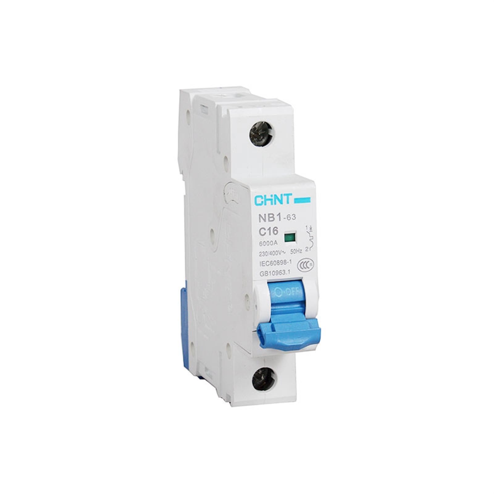 Disjoncteur miniature NB1-63 1P C20A pour rail DIN et protection moteur