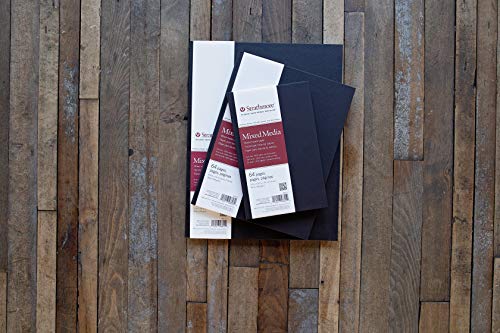 Image of Strathmore 500 Series Hardcover Mixed Media Journal, 90 lb. Vellum Paper, 5.5 X 8.5 inches, 64 Pages (566-5)