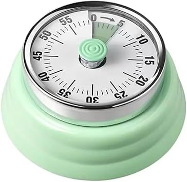 Loud Magnetic Kitchen Timer Japance Design Red - Easy Cooking Countdown Green