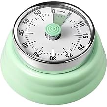 Loud Magnetic Kitchen Timer Japance Design Red - Easy Cooking Countdown Green