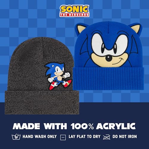 Sonic The Hedgehog Adult Beanie Hat, Tails The Fox Acrylic Knitted