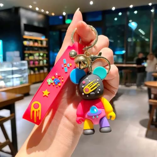 Image of GEOCARTER Teddy Bear Keyring | Cute Keychain for Bags & Keys