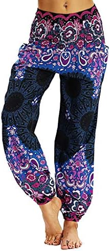 Harem Trousers Men Women Boho Festival Hippy Smock High Waist Yoga Pants