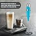 GRUNEN WOLKEN Milk Frother Handheld High Powered with Support Stand Electric Milk Coffee drink Mixer Perfect for Coffee Cappuccino Matcha Hot Chocolate