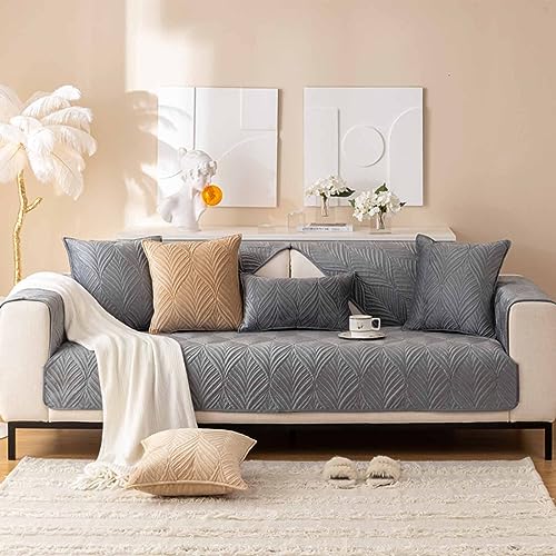 Throws for Sofas Large Throws for Settees Sofa Cover 1 2 3 4-Seater Plush Couch Throw Cover Non-Slip Sofa Slipcovers L/U Corner Universal Sofa Covers Furniture Protection Blanket Pad Cat And Dog Beds