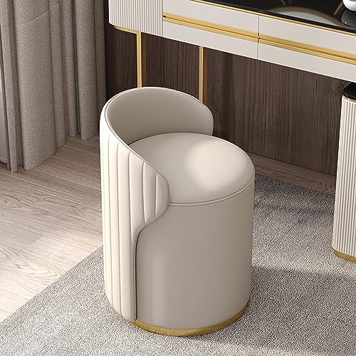 Sgabello da trucco imbottito per toeletta, elegante, per camera da letto e salone, elegante sgabello decorativo per routine di bellezza e comfort Sgabello da trucco imbottito per toeletta, elegante, per camera da letto e salone, elegante sgabello decorativo per routine di bellezza e comfort