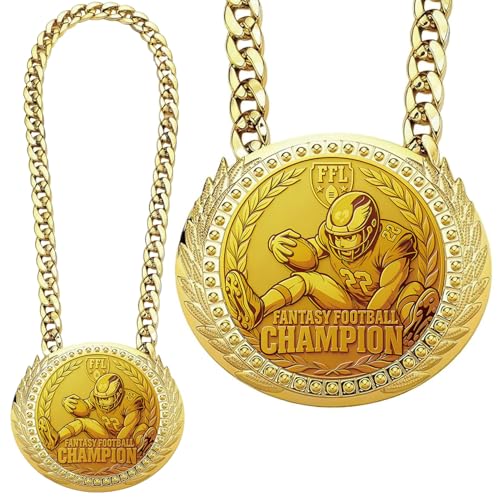 Bambluby 6" FFL Champion Medal Chain – Sports Award Medal