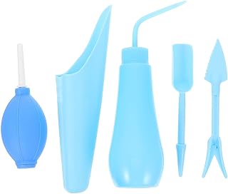 MAGICLULU Succulent Planting Tool Set with Crystal Blue 5 Pieces, Gardening Accessories for Bonsai and Indoor Outdoor Plants, Planting Gadgets for Garden Care and Soil Cultivation