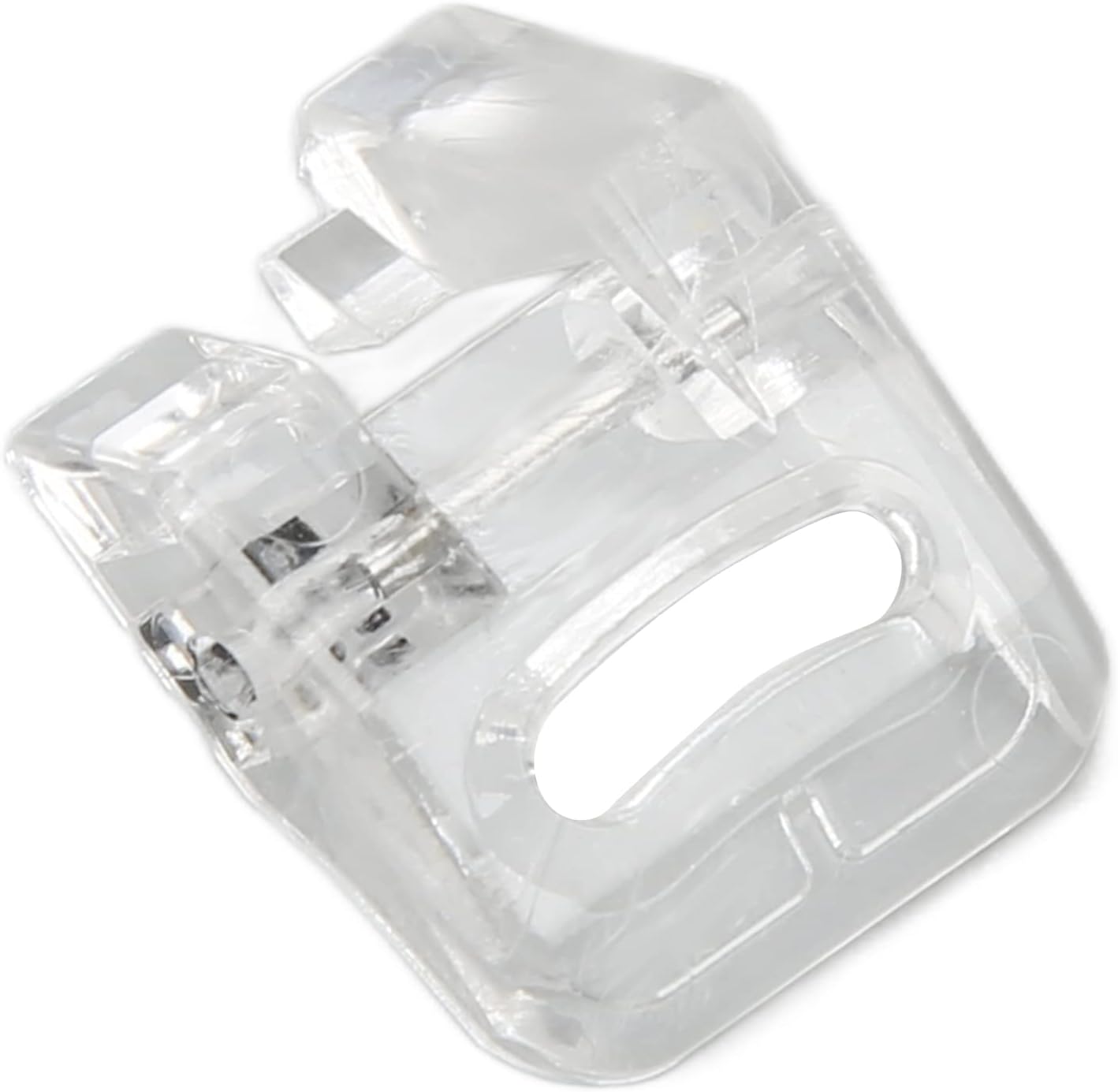 R Presser Foot, Wear Transparent Texture Plastic Material Leather Presser Foot for Viking Embroidery Machine Designs Accessories
