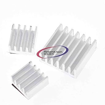 2Set/lot Adhesive Raspberry Pi 3 Heatsink Cooler Pure Aluminum Heat Sink Set Kit Radiator for Cooling Raspberry Pi 2 B
