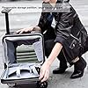 Durable Smart Electric Luggage Cycling Boarding Suitcase 2024 Inch Hardside Luggage Security Anti Theft Travel Artifact Carry On