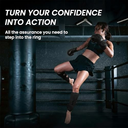 Image of Pulseit Boxing Gloves for Men & Women | Premium PU Leather | Training, Sparring, Kickboxing, Muay Thai & MMA | Multi-Layer Foam Padding, Wrist Support, Breathable (Black)