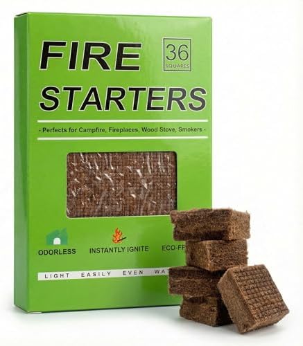 Avger Fire Starter Squares 36 PCS