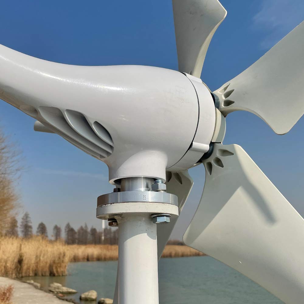 Aerogenerador De 600 W Y 12 V con 3 Aspas, Controlador Mppt Incluido, Baja Velocidad Del Viento, Fabricado En China, para Uso Doméstico.