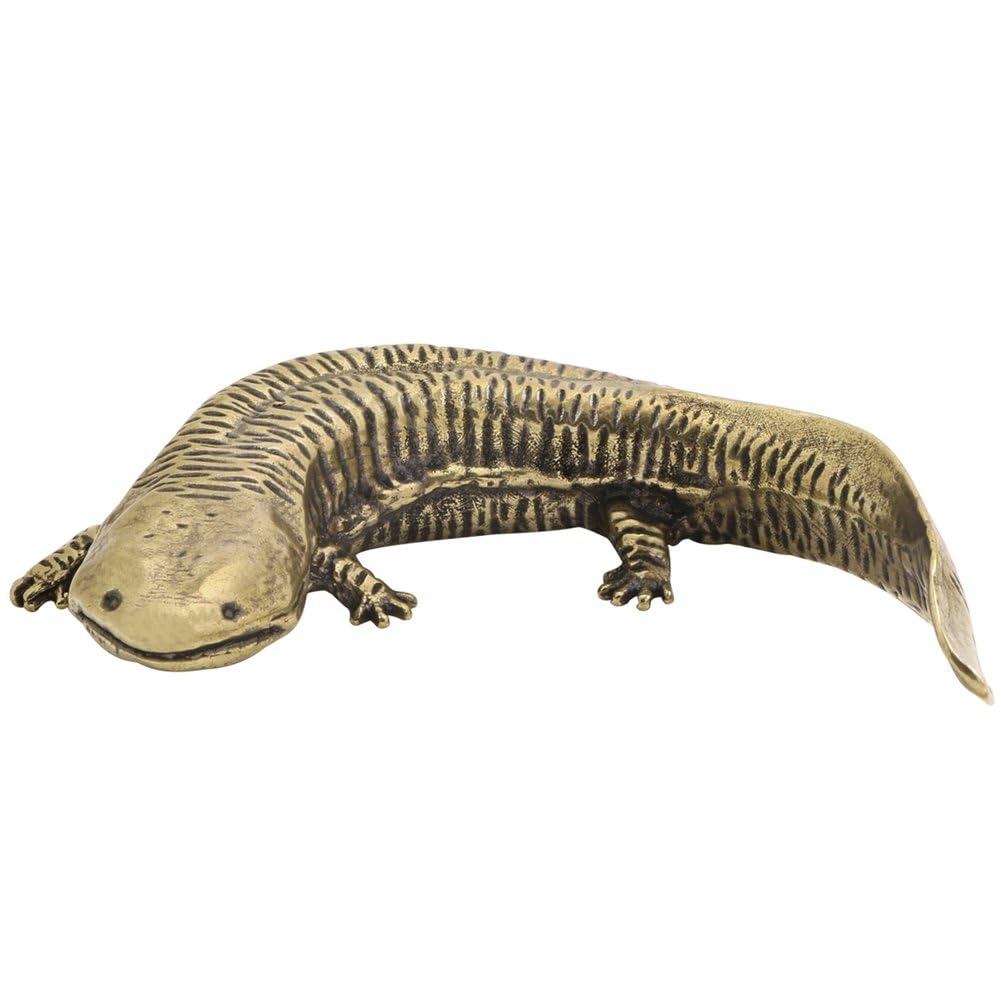 Salamandre en laiton Wudaizhi : décoration zen pour bonsaï et micro-paysage
