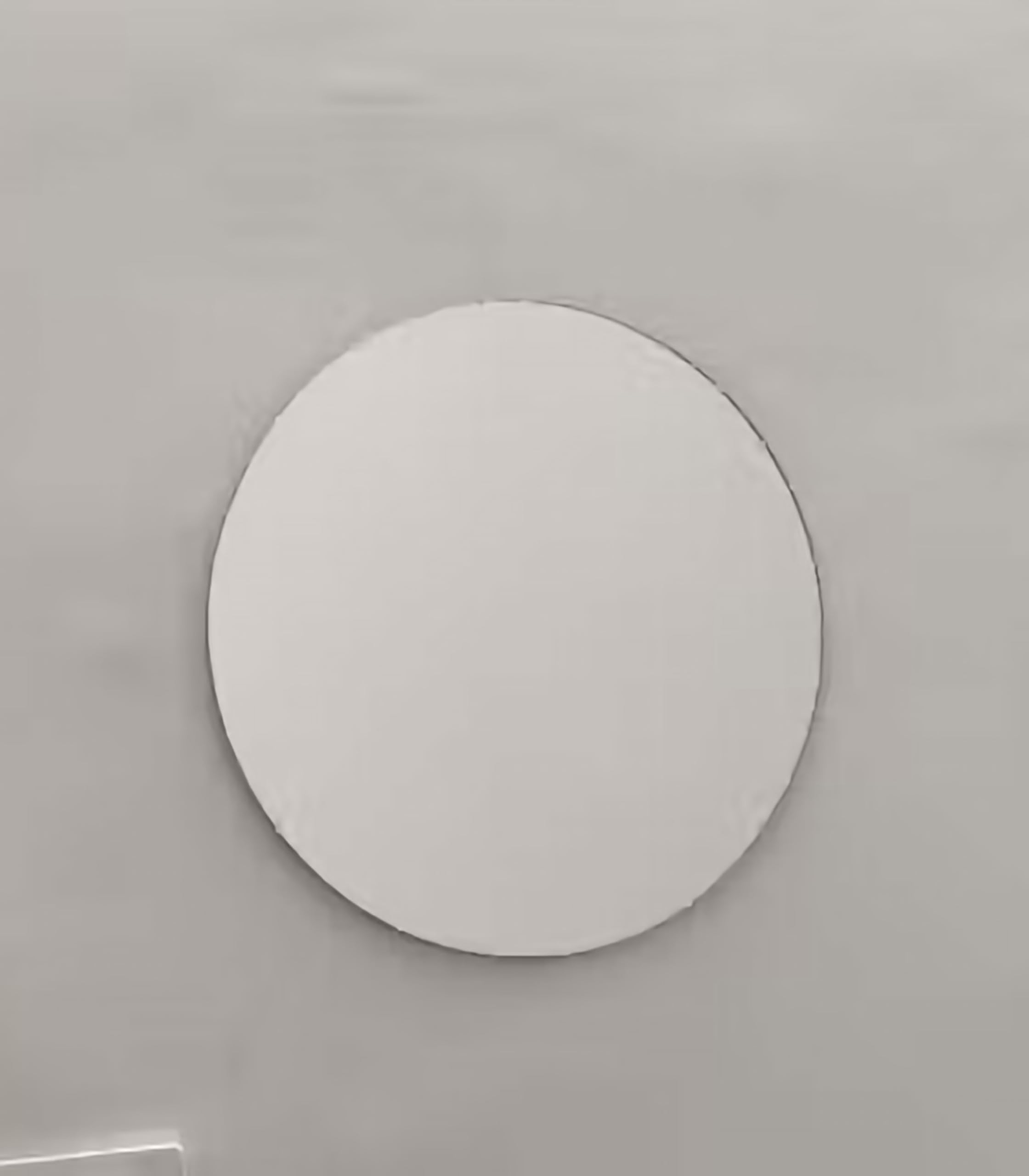 Premium Bathroom Round Mirror | Wall Mounted Frameless Mirror | Crystal Clear Reflection | Modern Home Decor-image-0