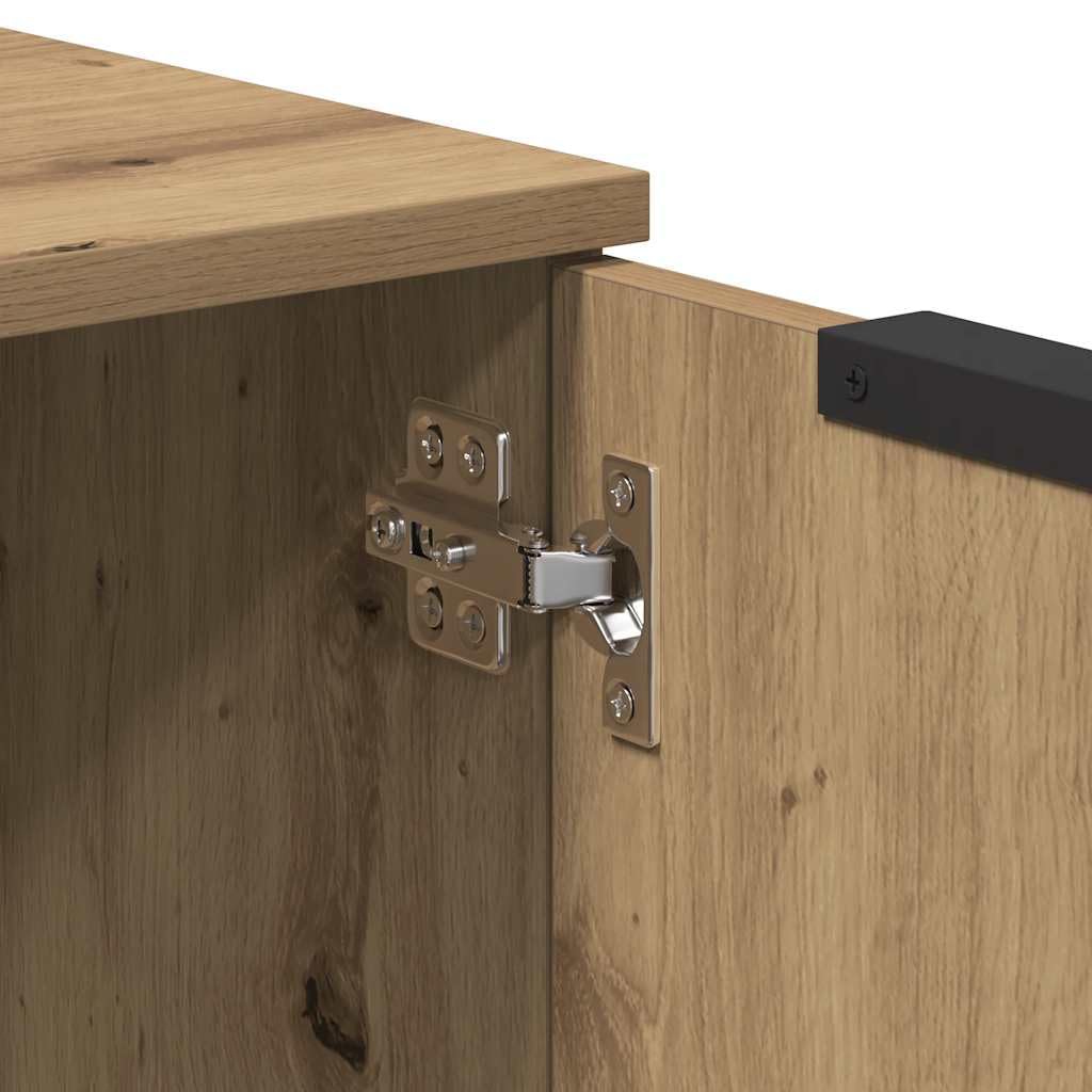 vidaXL Aparador de Madera de ingeniería Roble Artisan 60x30x70 cm