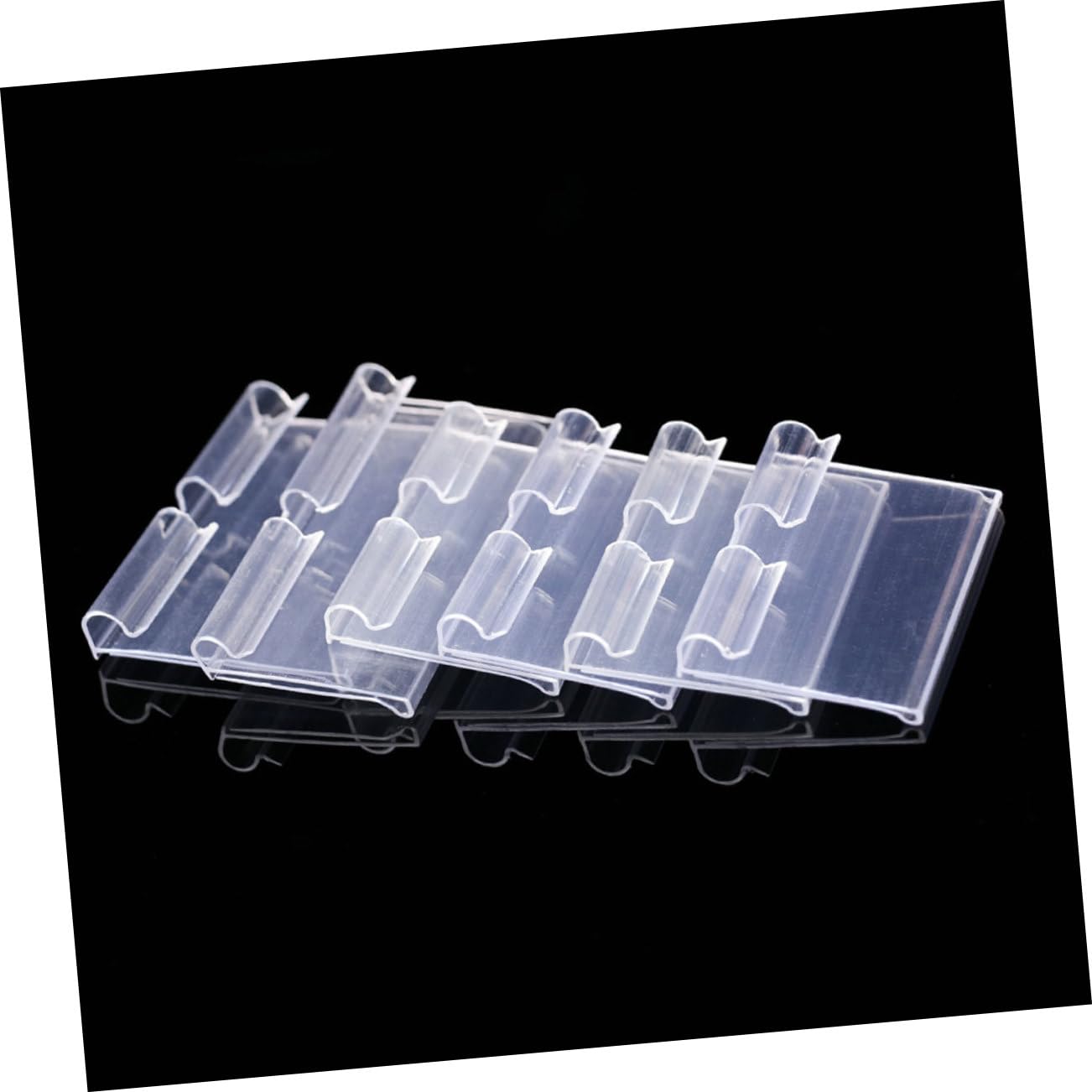 OSALADI 4 Set Supporti Per Cartellini Per Supermercati E Negozi Abbigliamento 50 Pezzi*4