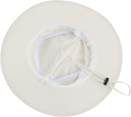 Miniatura 4 de Home Prefer - Sombrero para hombre con protección solar UPF 50+ de ala ancha y sombrero para pesca resistente al viento