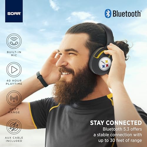Image of SOAR NFL Active Noise Cancelling Over The Ear Headphones