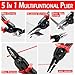 5 In 1 Tools Multifunctional Interchangeable Plier Set Wire Stripper Crimping Tool Cable Cutter Electrician Scissors, and Linesman Pliers All In One Kit with Storage Case