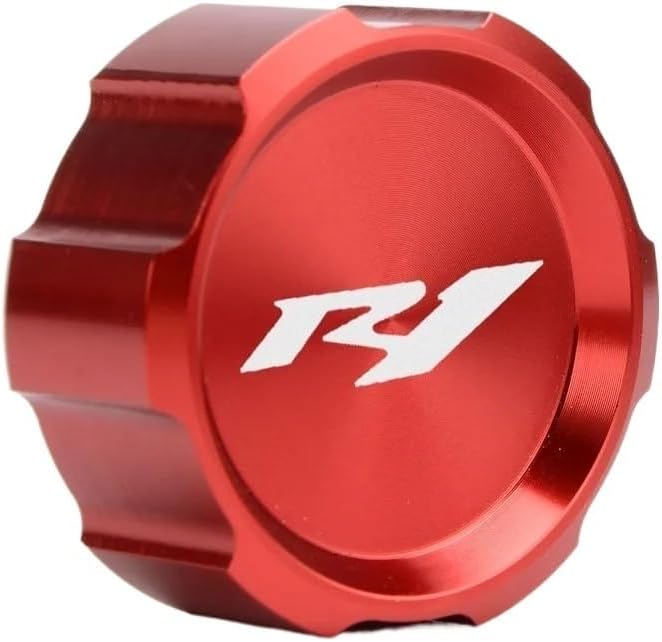 M For KAWASAKI Z750 Z1000 Z800 Rear Brake Fluid Reservoir Cap Fits For MT07 MT09 MT03 R1 R6 Y (Color R1 red)
