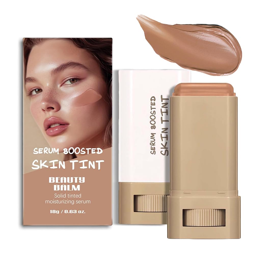 Foundation Stick Beauty Balm Serum Boosted Skin Tint Solid Tinted Moisturizing Serum Contour Stick Foundation Face for Women