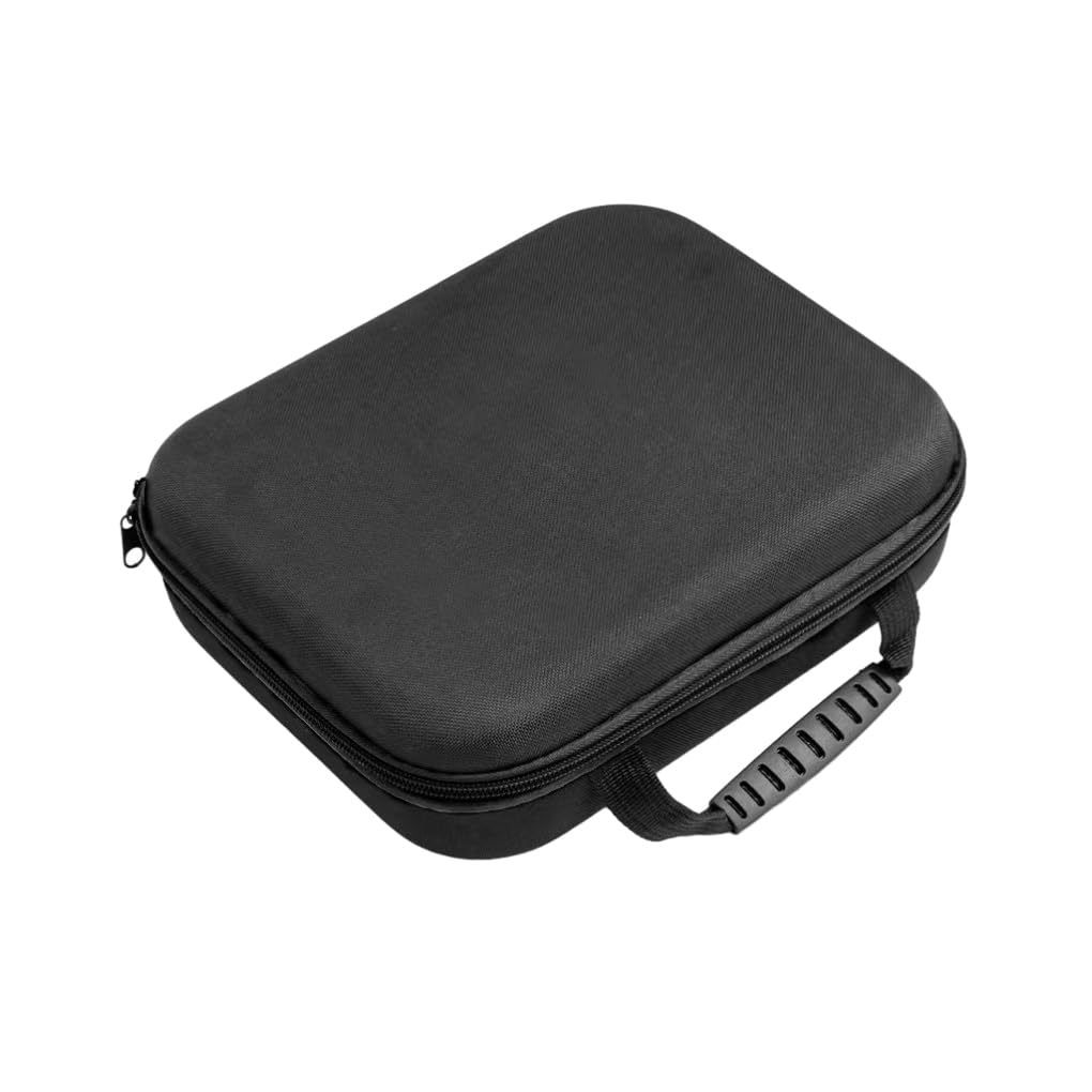 lmoikesz Tool Bag Ox Cloth Empty Storage Drill Organizer Zipper with Zipper Carry Bag Reusable Outer Protection Case, Black, S (26 * 22 * 7.5cm) โ image 1