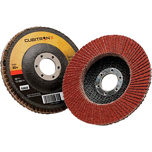 Forney 4-1/2 in. Dia. Zirconia Aluminum Oxide Thread Arbor Flap Disc 80 Grit Fine 13300 rpm 1 pc.