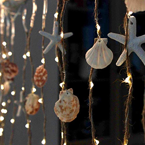 Beach Themed Decoration, Impress Life Coastal Curtain Lights 8x5 Feet with 332 LEDs and Multifunction Remote for Living Room Window Picture Organizer, Nautical Wedding - Image 5